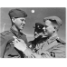 Нарукавный знак командного (офицерского) состава ИПТА, обр.1942 года. Вышитый золотой канителью.
